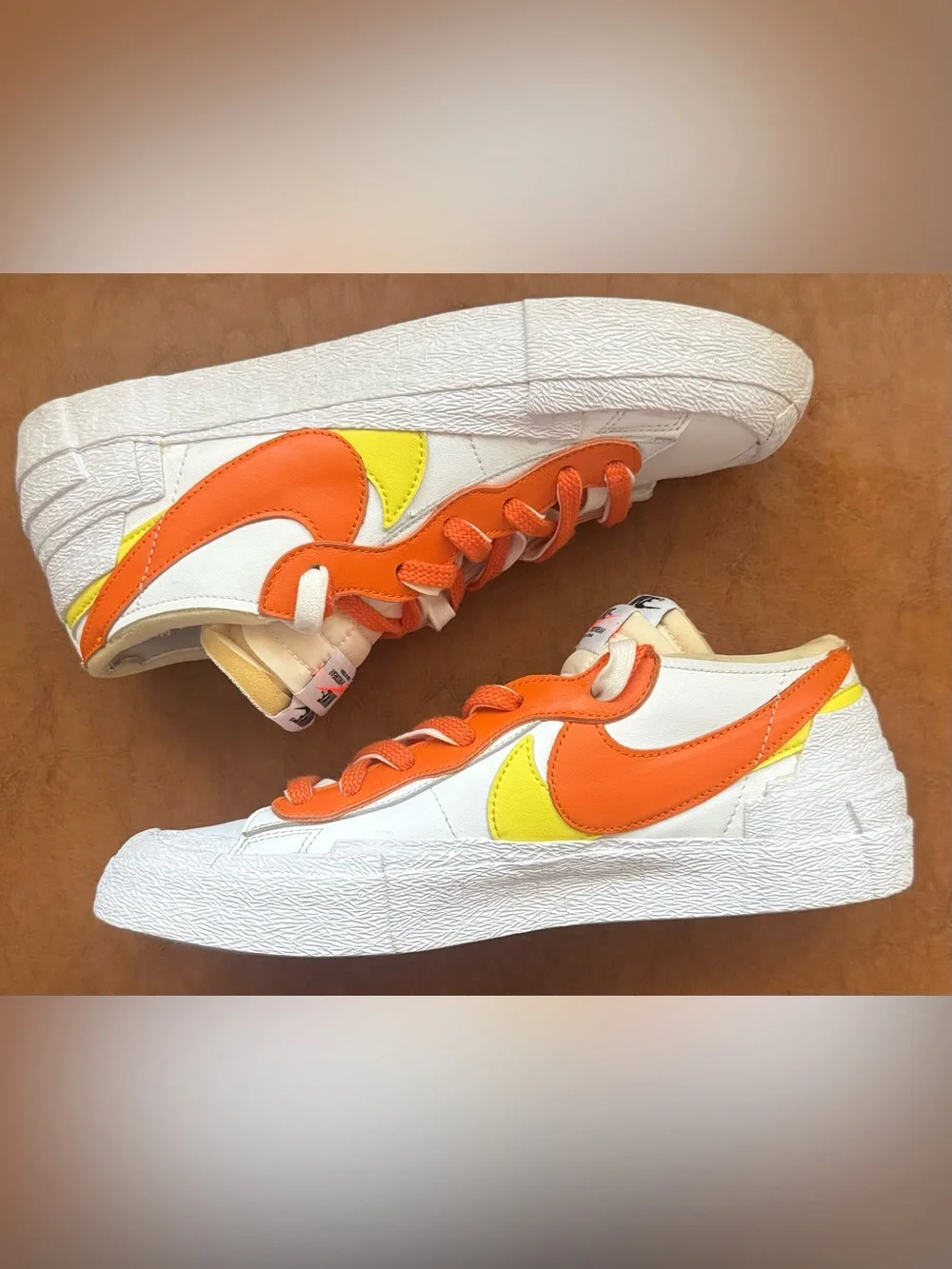 Nike x Sacai Blazer Low Magma Orange DD1877-100 Men’s 9
